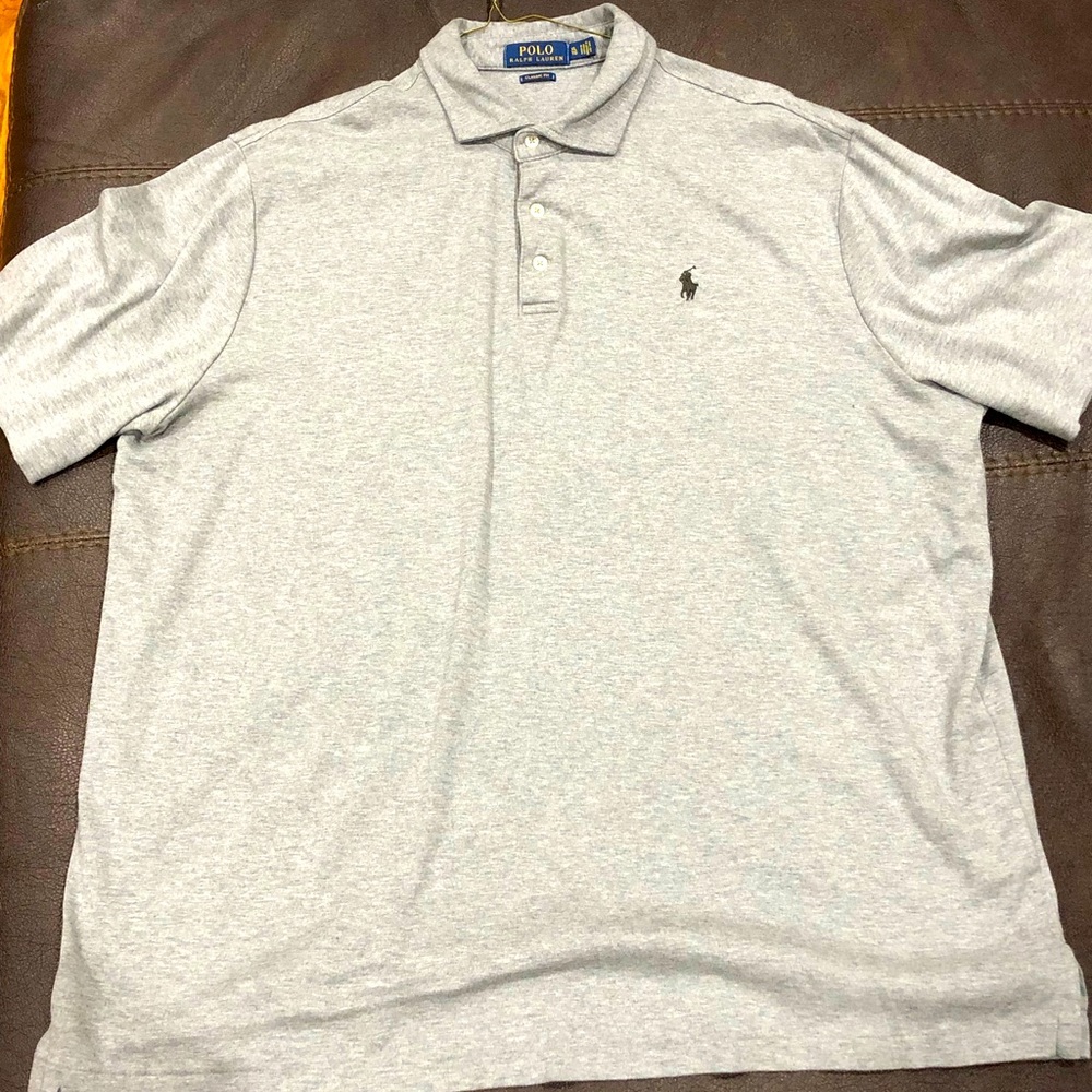 Polo Ralph Lauren Gray Men’s XL Short Sleeve Polo Shirt